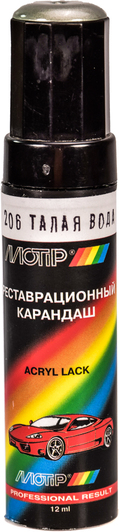 Изображение Реставраційний олівець Motip металік Талая вода 206 Світло-сірий для ВАЗ 206 Реставраційний олівець Motip металік Талая вода 206 Світло-сірий для ВАЗ 206