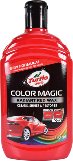 Изображение Кольоровий поліроль для кузова Turtle Wax Color Magic Radiant Red Wax червоний 500 мл Кольоровий поліроль для кузова Turtle Wax Color Magic Radiant Red Wax червоний 500 мл