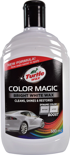 Изображение Кольоровий поліроль для кузова Turtle Wax Color Magic Bright White Wax білий 500 мл Кольоровий поліроль для кузова Turtle Wax Color Magic Bright White Wax білий 500 мл