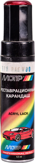Изображение Реставраційний олівець Motip металік 77U D червоний металік для Daewoo 77UD Реставраційний олівець Motip металік 77U D червоний металік для Daewoo 77UD