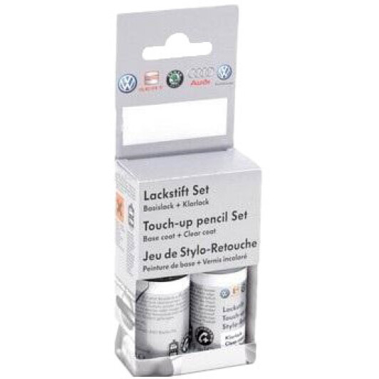 Изображение Набір для корекції ЛФП кузова VAG Touch-up Pencil Set LST 0P2 K7X Темно-сірий Набір для корекції ЛФП кузова VAG Touch-up Pencil Set LST 0P2 K7X Темно-сірий