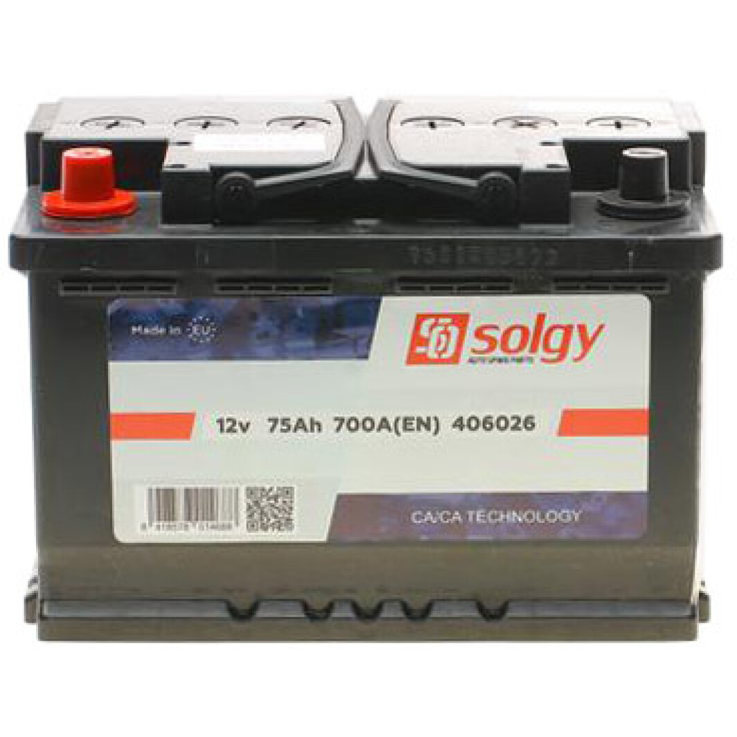 Акумулятор Solgy 6 CT-75-L