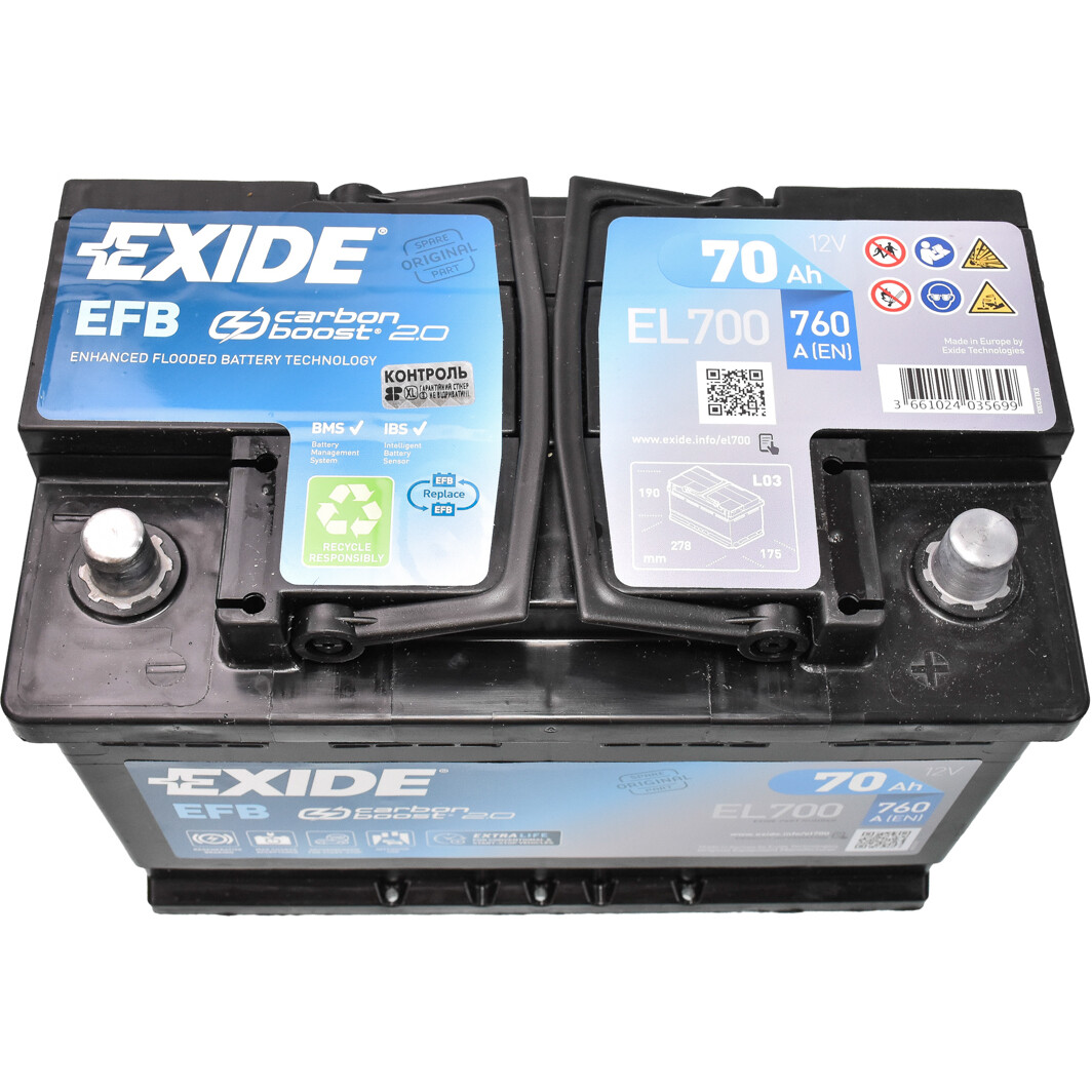 EXIDE EL700 EXIDE EL700